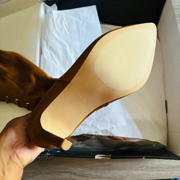 Torrid Faux Suede Stiletto Over the Knee Boot NWT Size 10W - Picture 8 of 9